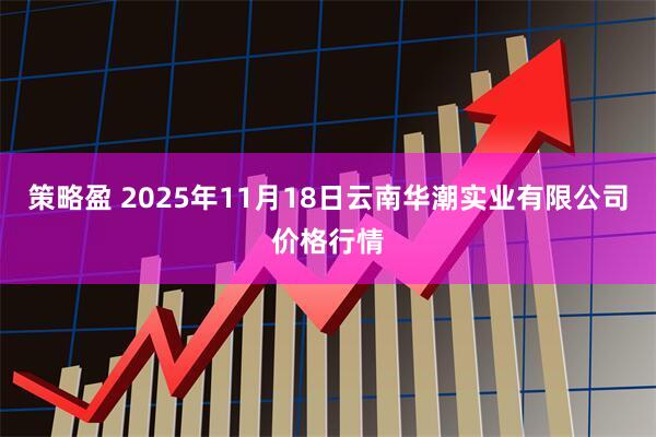 策略盈 2025年11月18日云南华潮实业有限公司价格行情